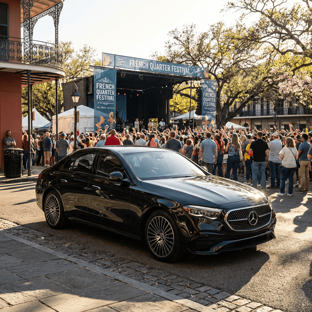 Ride to the Quarter's Biggest Party, Jazzy Limousine & Shuttle New Orleans