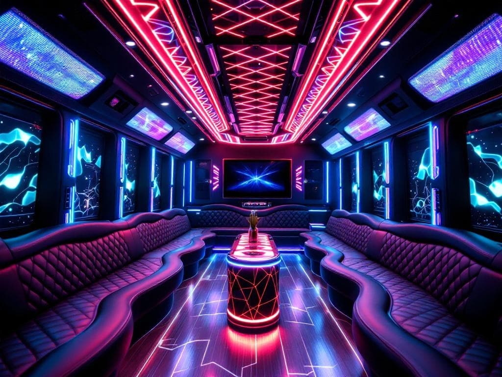 Limo Party Bus XL — Jazzy Limousines Party Bus