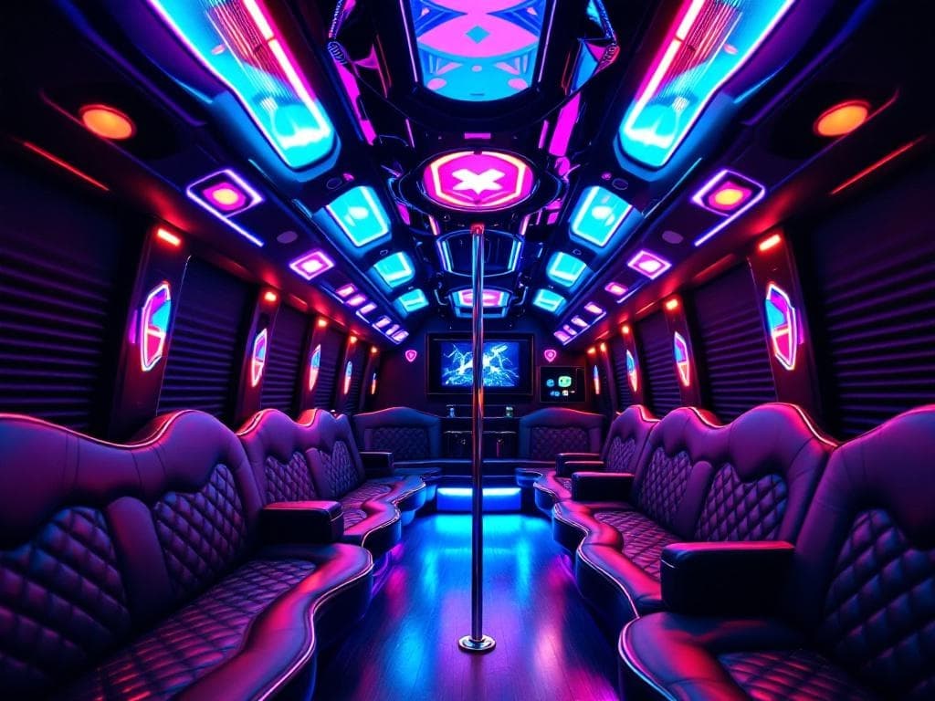 Limo Party Bus — Jazzy Limousines Party Bus