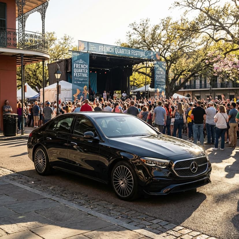 French Quarter Fest 2027: The Dates, the Stages and How to Get There, New Orleans luxury transportation