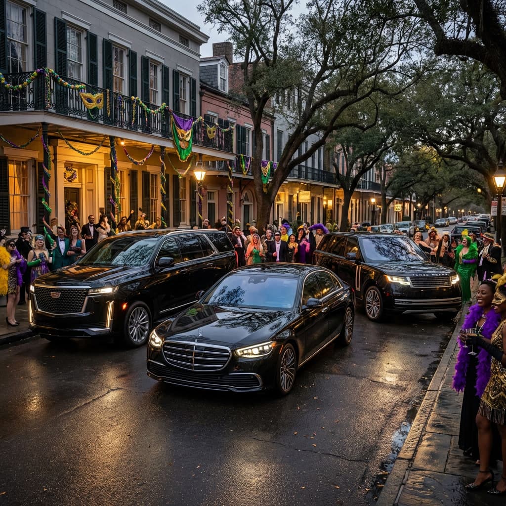 Steps to Coordinate Large Group Travel During Carnival Season — New Orleans luxury transportation