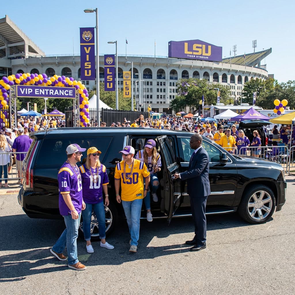 LSU vs Texas A&M 2026: Game Day Transportation from New Orleans (Sept 26), New Orleans luxury transportation