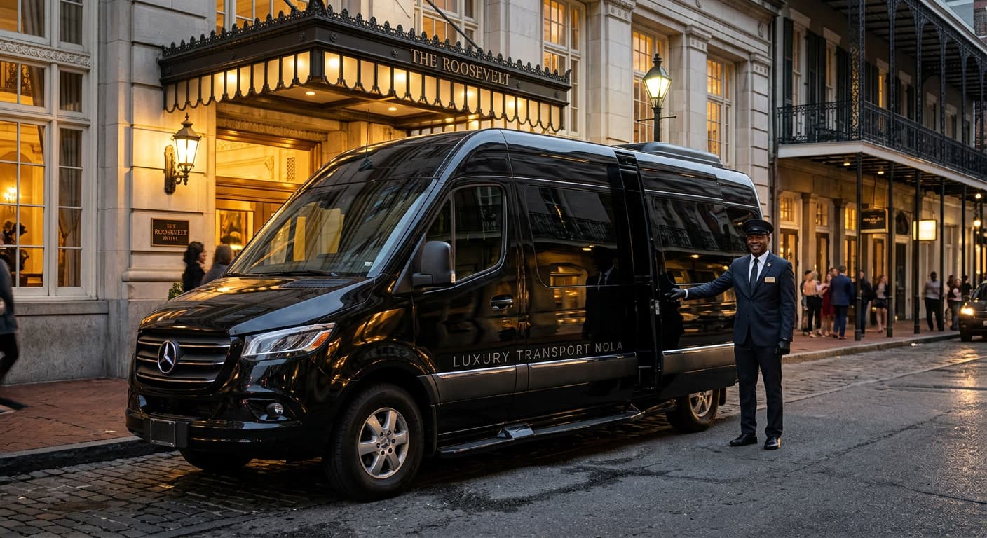 Luxury Sprinter Van Rental in New Orleans: Executive & Limo Options — New Orleans luxury transportation