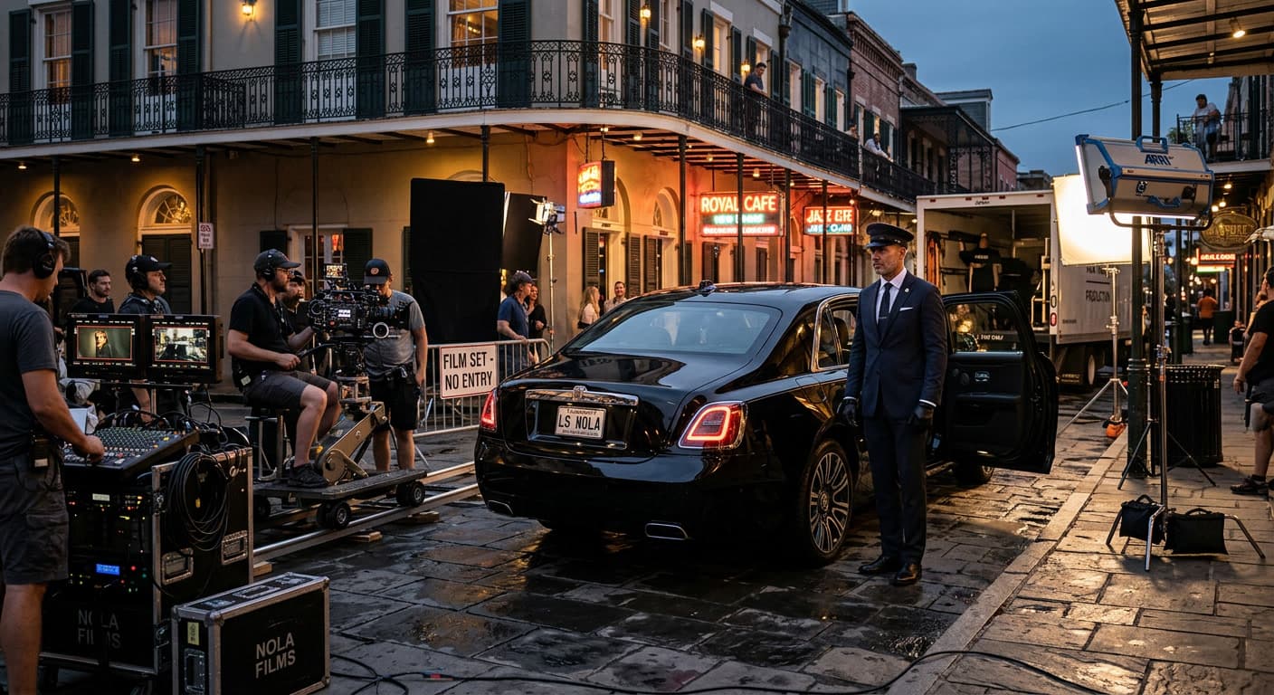 New Orleans Film Production Transportation: Behind the Scenes with Jazzy Limousine & Shuttle — New Orleans luxury transportation