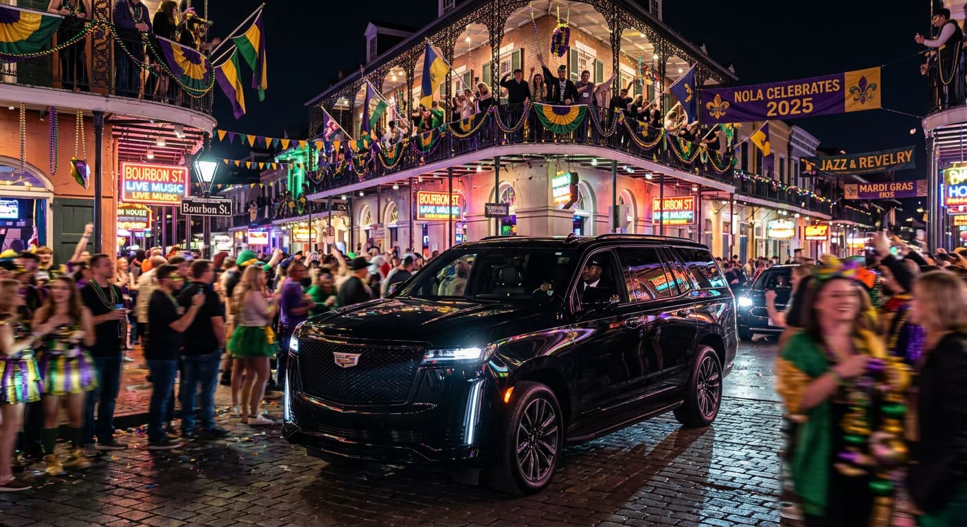 Southern Decadence 2026: Parade Route, Street Closures & VIP Transportation — New Orleans luxury transportation