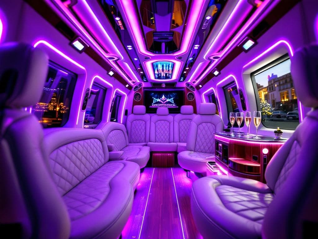 Limo Mercedes Sprinter — Jazzy Limousines Sprinter Van