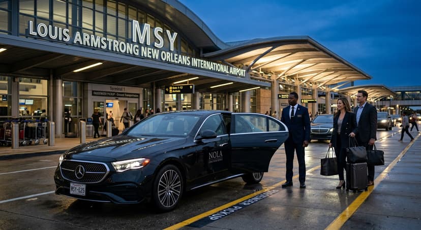 Top 10 Hotels in New Orleans with Best Airport Access, New Orleans luxury transportation