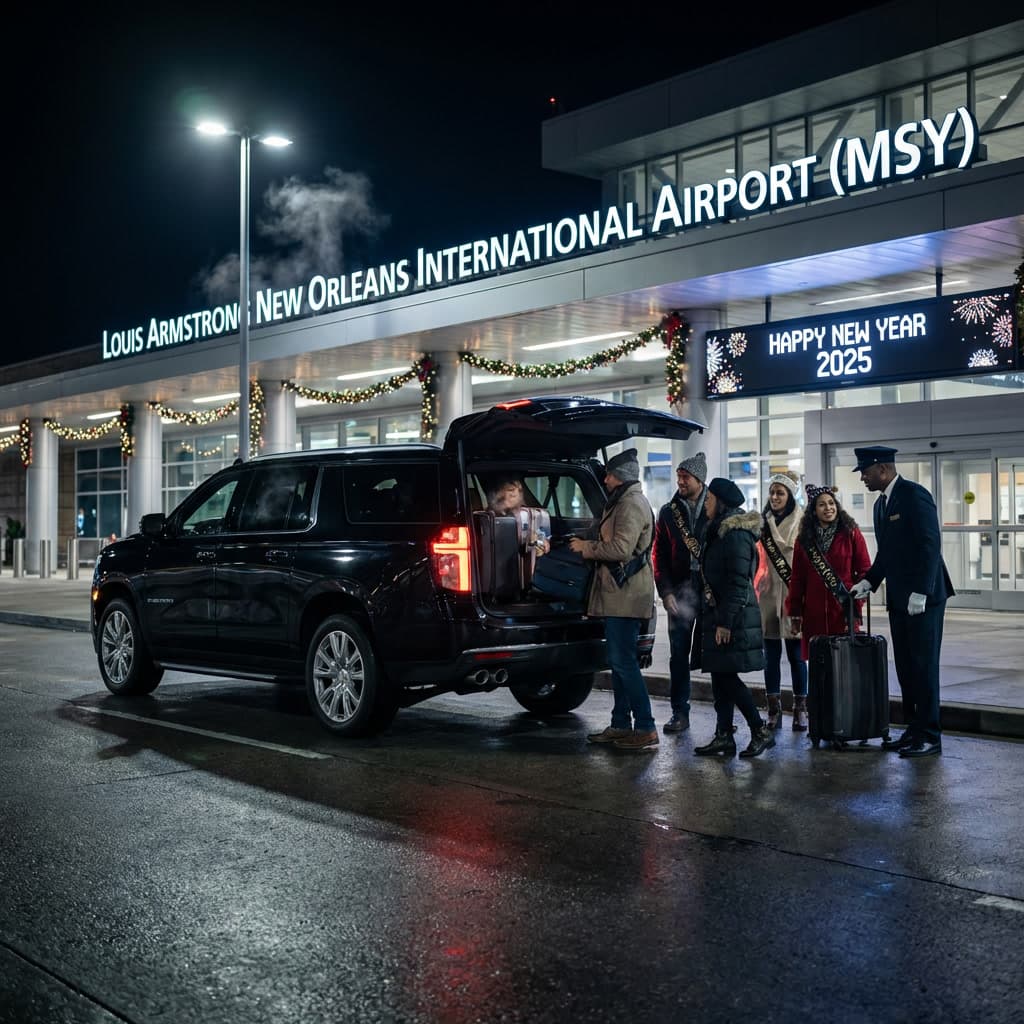 Understanding Group Airport Transfers for New Year Events in New Orleans — New Orleans luxury transportation
