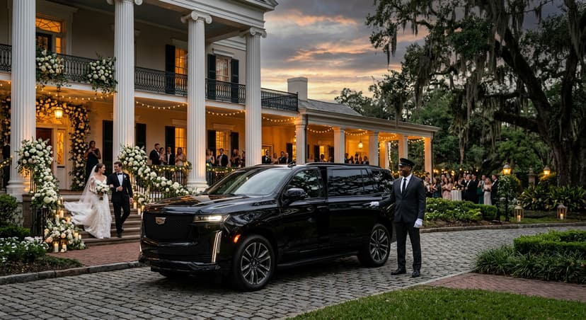 Smart Hotel Transfer Solutions For Large Wedding Parties, New Orleans luxury transportation