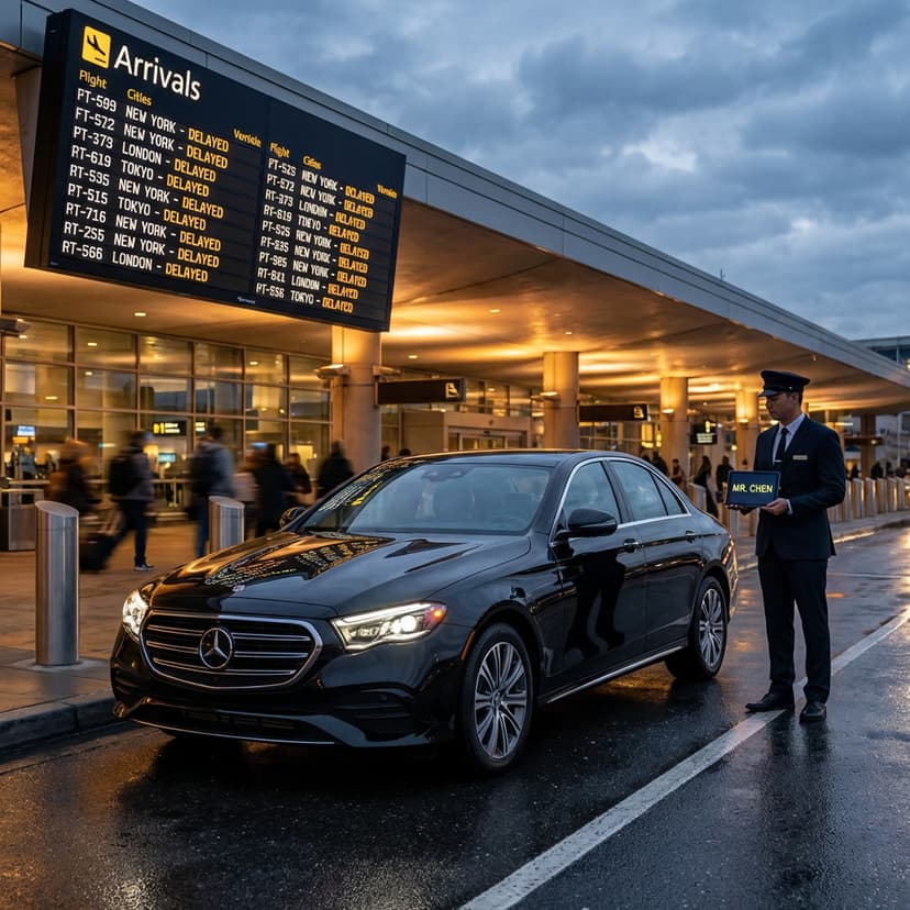 What Happens If Your Airport Limo Transfer Faces a Flight Delay?, New Orleans luxury transportation