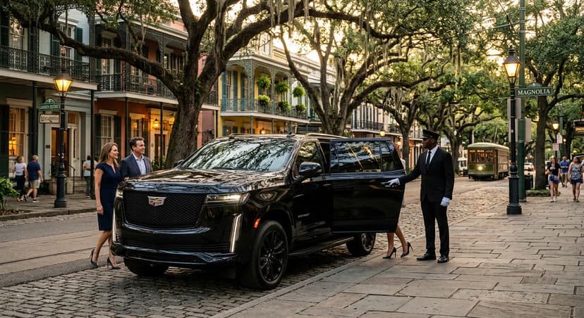 Experience the #1 Limousine Service in New Orleans with Jazzy Limousine & Shuttle, New Orleans luxury transportation