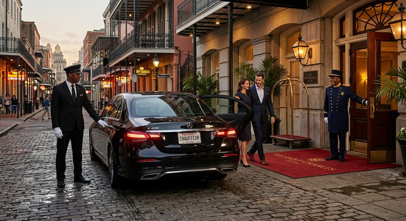 Guide to Luxury Car Services Near French Quarter Hotels, New Orleans luxury transportation