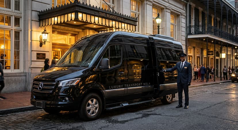 Luxury Sprinter Van Rental in New Orleans: Executive & Limo Options, New Orleans luxury transportation