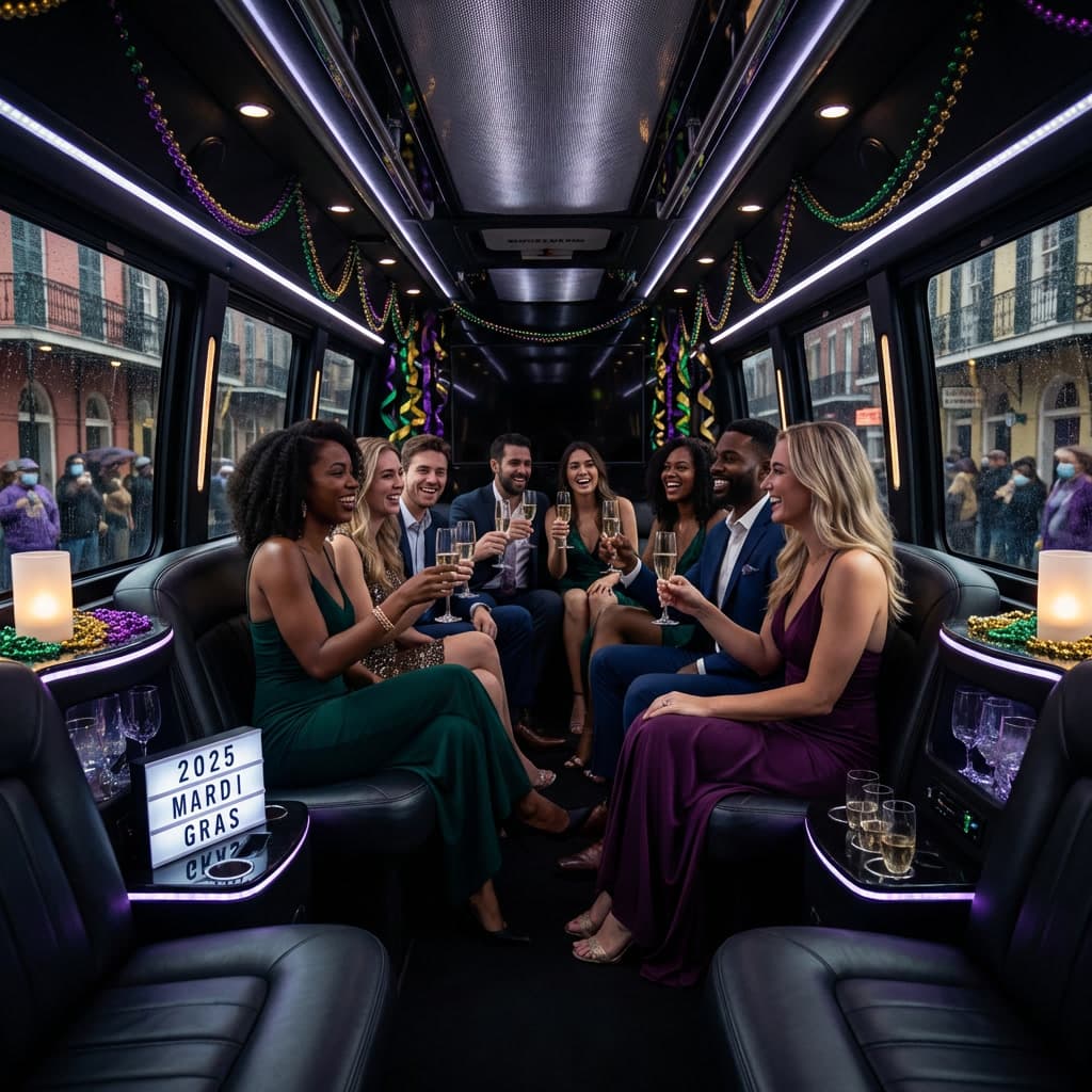 Dealing With Traffic During Peak Mardi Gras Hours — New Orleans luxury transportation