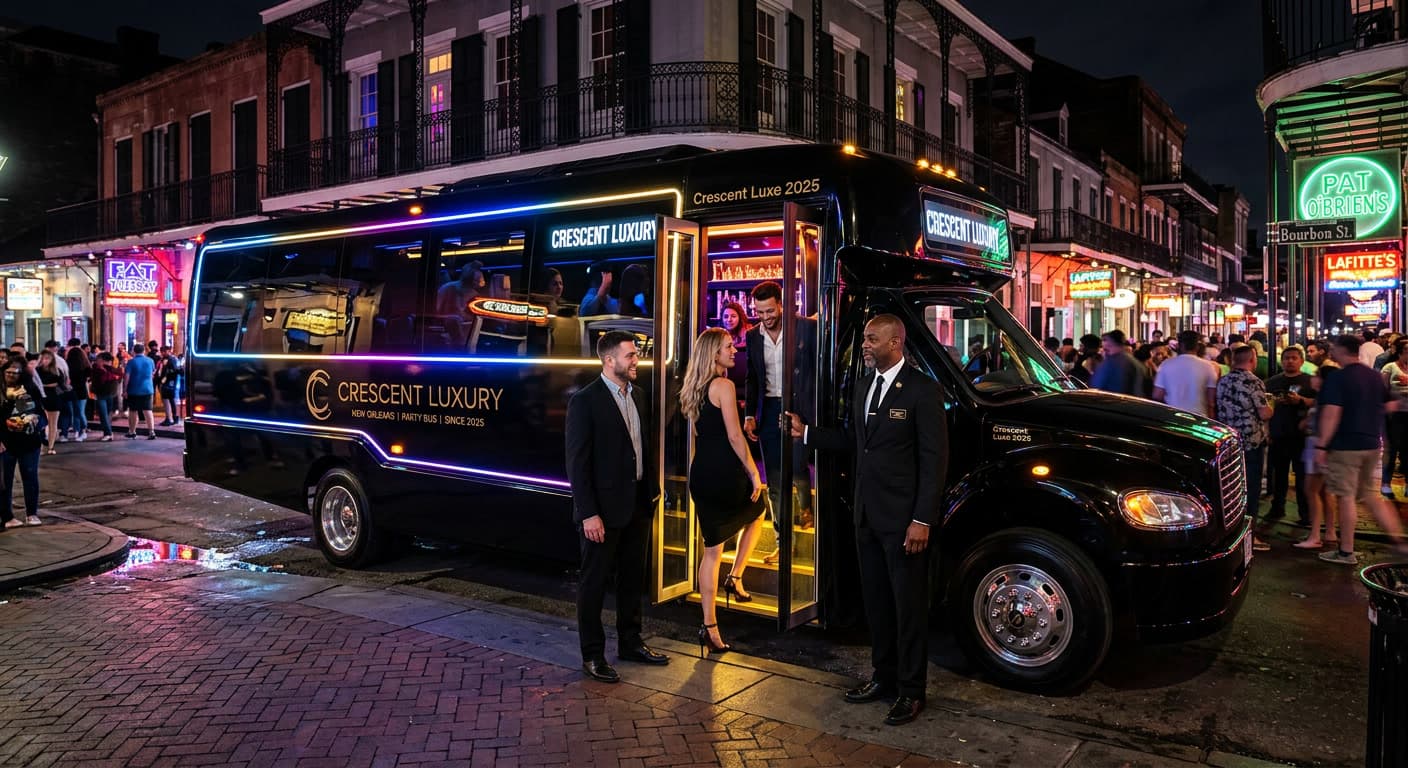 New Orleans Party Bus Rental: Pricing, Capacity & Booking Guide — New Orleans luxury transportation