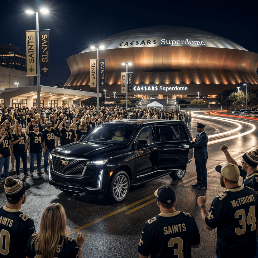 Saints Game Day Transportation: Early Bird Or Last Minute?, New Orleans luxury transportation