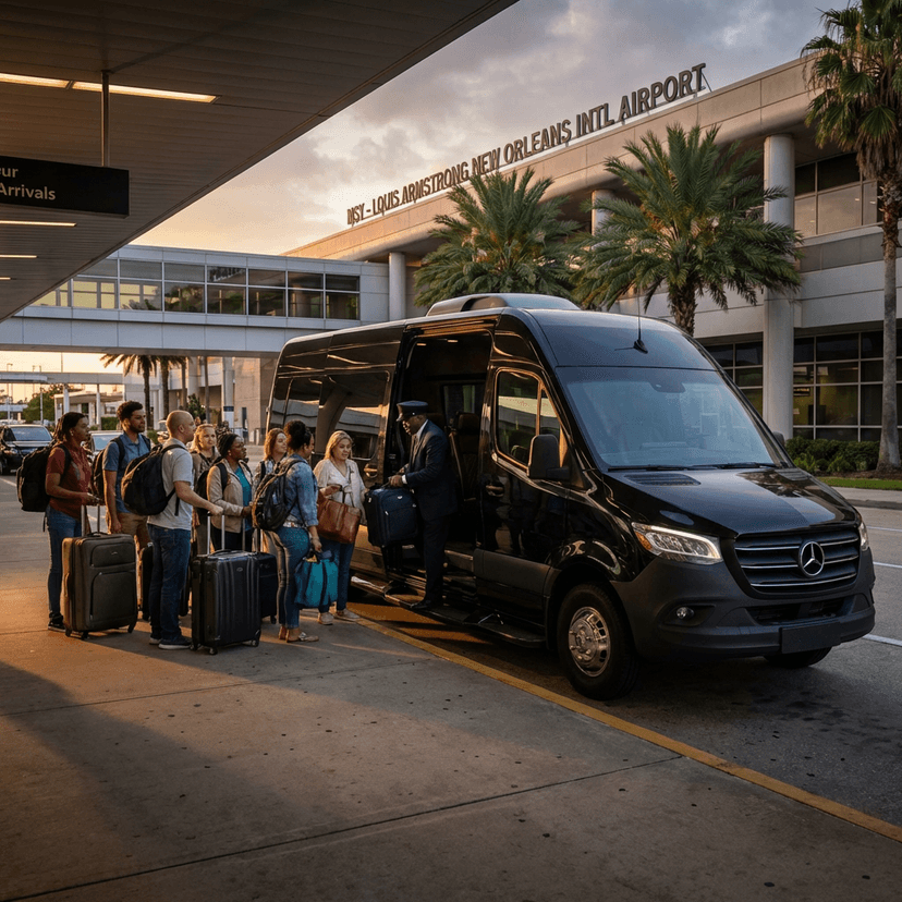 Resolving Common Group Airport Shuttle Booking Issues In New Orleans, New Orleans luxury transportation