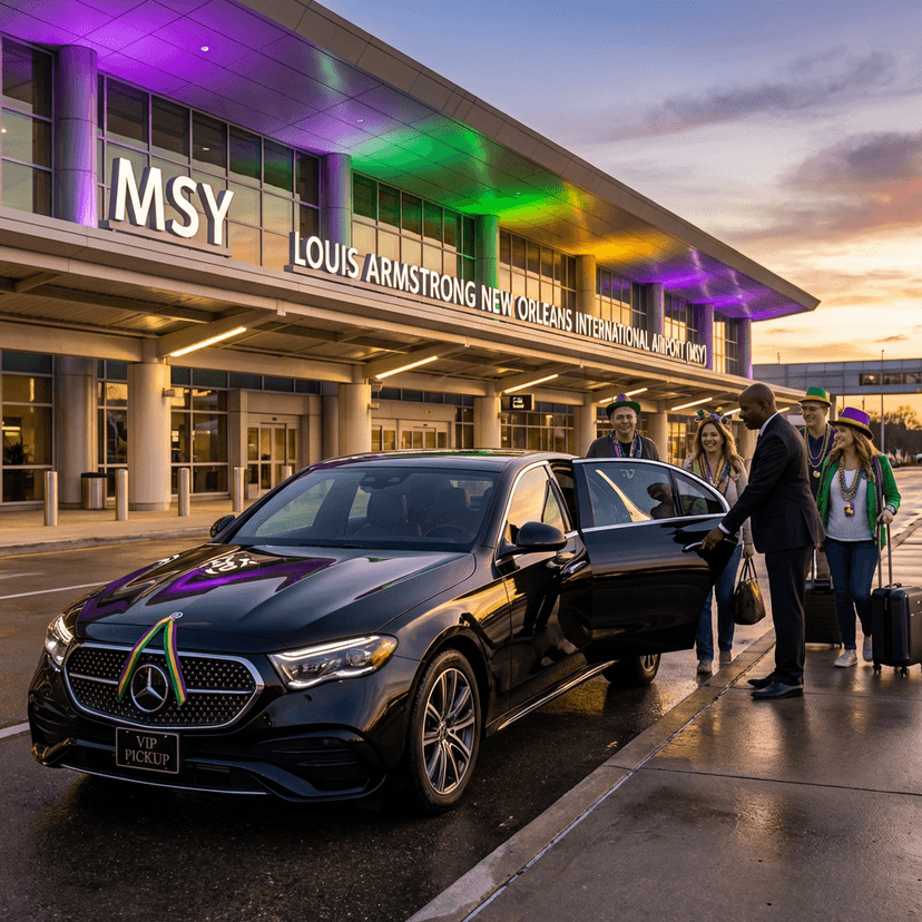 Common Mardi Gras Airport Transfer Problems And Their Solutions, New Orleans luxury transportation