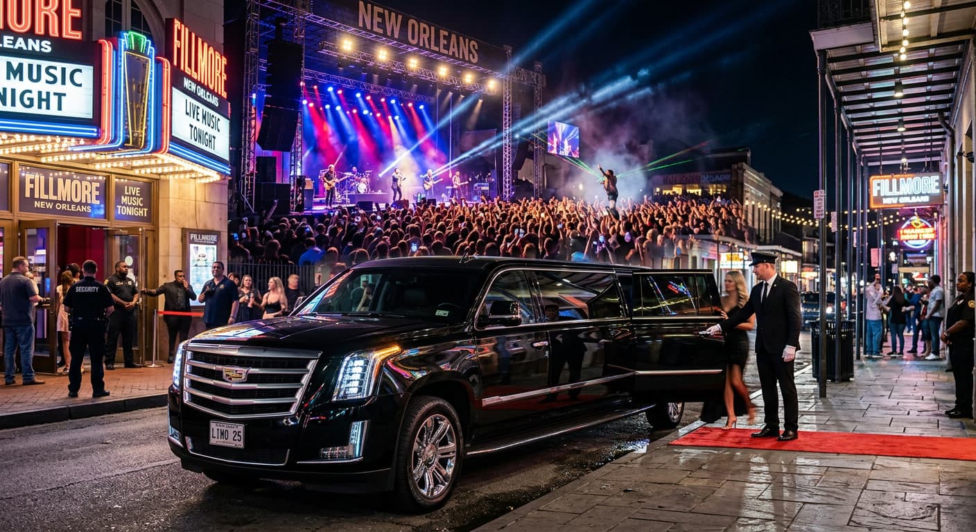 Taylor Swift Eras Tour New Orleans: VIP Transportation with Jazzy Limousines — New Orleans luxury transportation