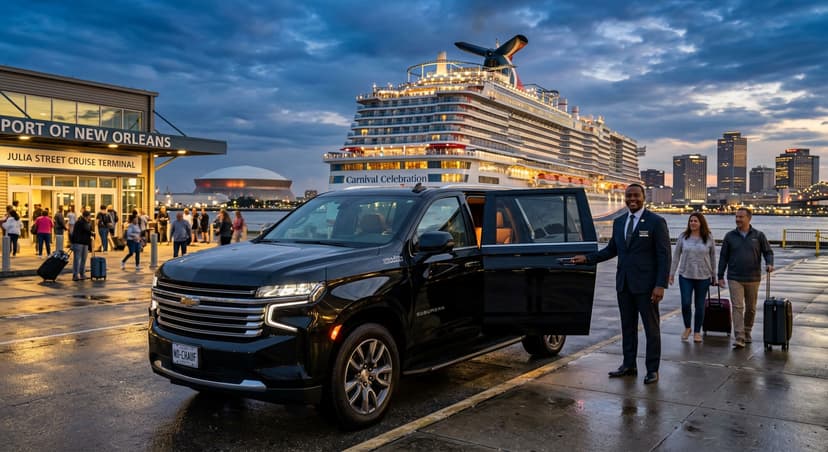 What To Do If You Miss Your Cruise Port Shuttle In New Orleans, New Orleans luxury transportation