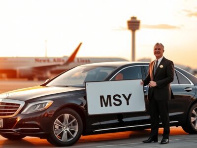 New Orleans limousine service - airport transfer hero