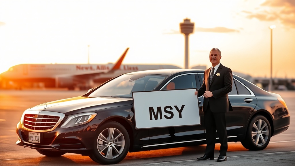 New Orleans limousine service - airport transfer hero